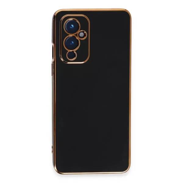 One Plus 9 Kılıf Volet Silikon - Siyah