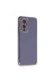 One Plus 9 Kılıf Volet Silikon - Mavi