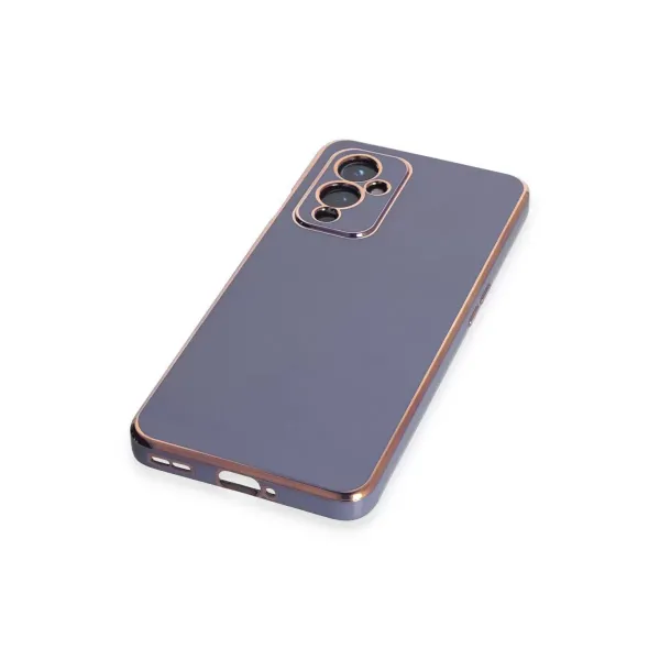 One Plus 9 Kılıf Volet Silikon - Mavi