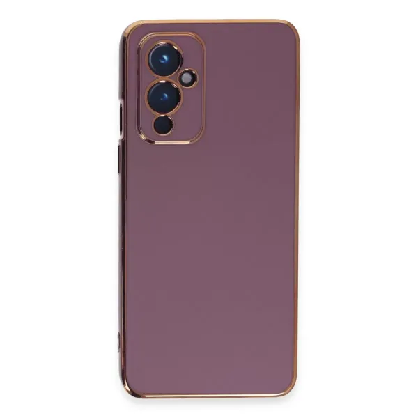 One Plus 9 Kılıf Volet Silikon - Mor