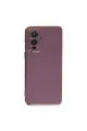 One Plus 9 Kılıf Volet Silikon - Mor