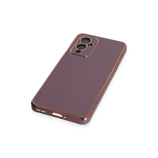 One Plus 9 Kılıf Volet Silikon - Mor