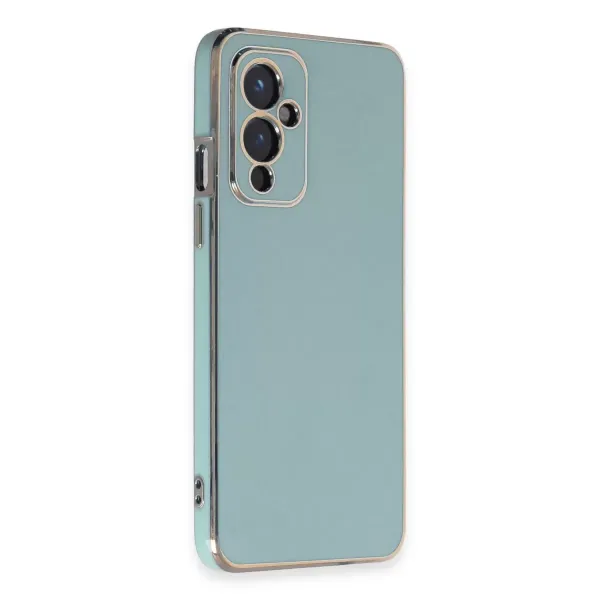 One Plus 9 Kılıf Volet Silikon - Açık Yeşil