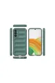 Samsung Galaxy A05s Kılıf Optimum Silikon - Koyu Yeşil
