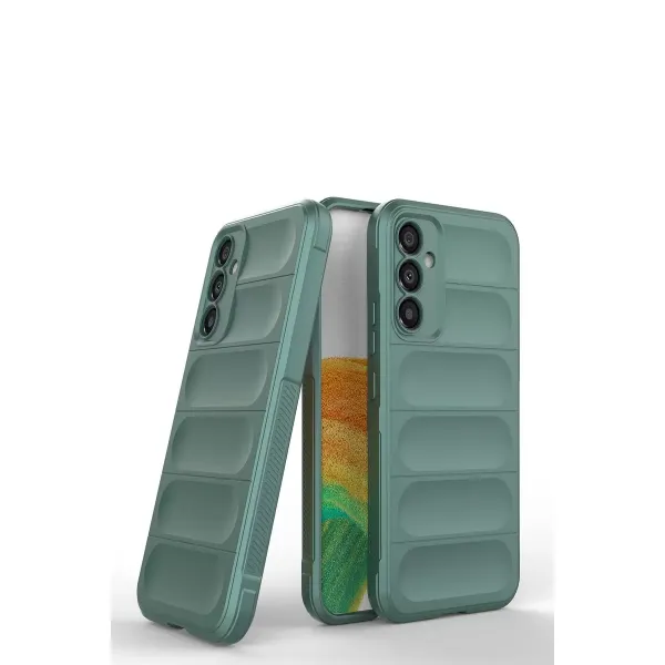 Samsung Galaxy A05s Kılıf Optimum Silikon - Koyu Yeşil