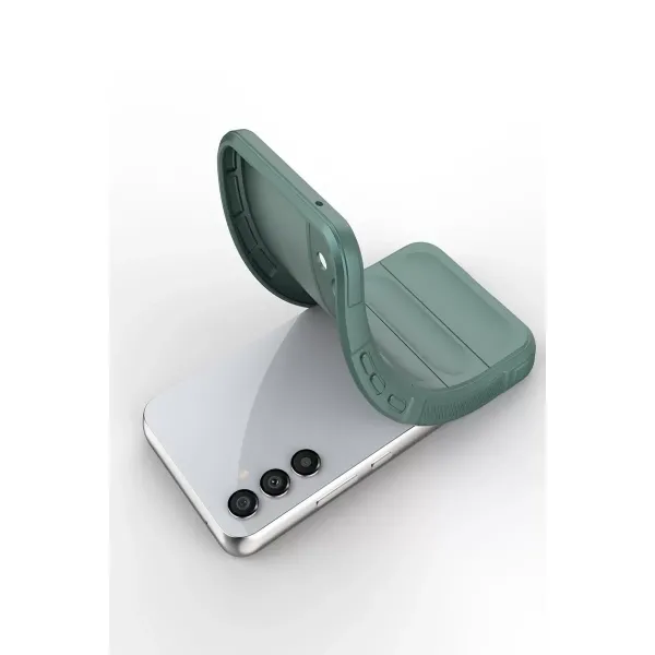 Samsung Galaxy A05s Kılıf Optimum Silikon - Koyu Yeşil