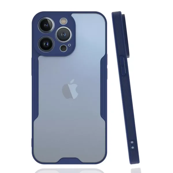 Apple İphone 14 Pro Kılıf Platin Silikon - Lacivert
