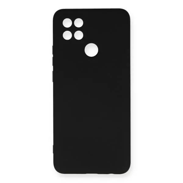 Oppo A15 Kılıf Nano İçi Kadife Silikon - Siyah