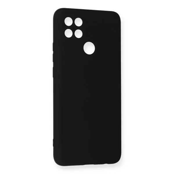 Oppo A15 Kılıf Nano İçi Kadife Silikon - Siyah