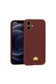 Apple İphone 11 Kılıf Kelvin Kartvizitli Silikon - Bordo