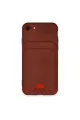 Apple İphone 7 Kılıf Kelvin Kartvizitli Silikon - Bordo