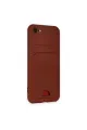 Apple İphone 7 Kılıf Kelvin Kartvizitli Silikon - Bordo