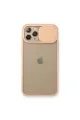 Apple İphone 11 Pro Kılıf Palm Buzlu Kamera Sürgülü Silikon - Pembe