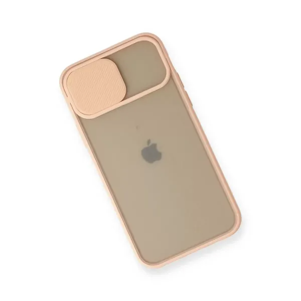 Apple İphone 11 Pro Kılıf Palm Buzlu Kamera Sürgülü Silikon - Pembe