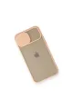 Apple İphone 11 Pro Kılıf Palm Buzlu Kamera Sürgülü Silikon - Pembe