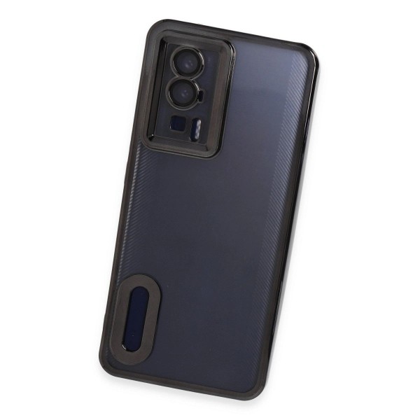 Xiaomi Poco F5 Pro Kılıf Slot Silikon - Siyah