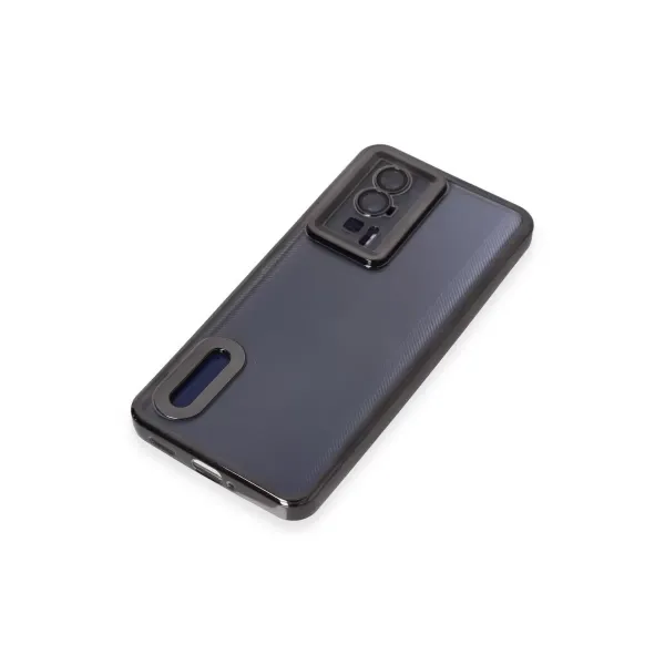 Xiaomi Poco F5 Pro Kılıf Slot Silikon - Siyah