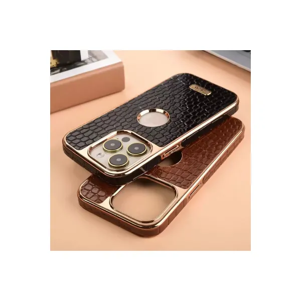 Apple İphone 13 Pro Max Kılıf Snake Kapak - Bordo
