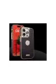 Apple İphone 13 Pro Max Kılıf Snake Kapak - Bordo