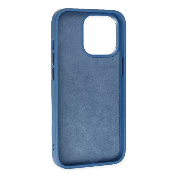 Apple İphone 14 Pro Max Kılıf King Kapak - Açık Mavi-lacivert