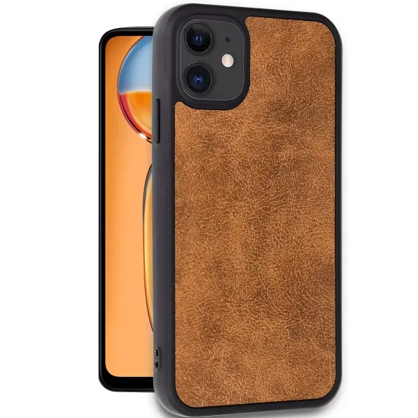 Apple İphone 11 Kılıf Aras Deri Kapak - Taba