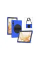 Samsung Galaxy T737 Tab S7 Fe 12.4 Kılıf Amazing Tablet Kapak - Mavi