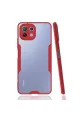Xiaomi Mi 11 Lite Kılıf Platin Silikon - Kırmızı