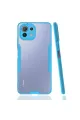 Xiaomi Mi 11 Lite Kılıf Platin Silikon - Mavi