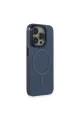 Apple İphone 15 Pro Max Kılıf Anka Pc Magneticsafe Sert Metal Kapak - Lacivert