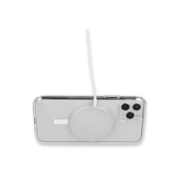 Apple İphone 15 Plus Kılıf Magneticsafe Şeffaf Silikon - Şeffaf