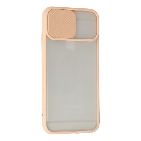 Apple İphone 6 Plus Kılıf Palm Buzlu Kamera Sürgülü Silikon - Pembe