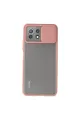 Xiaomi Mi 11 Lite Kılıf Palm Buzlu Kamera Sürgülü Silikon - Pembe