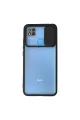 Xiaomi Redmi 9c Kılıf Palm Buzlu Kamera Sürgülü Silikon - Siyah