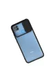 Xiaomi Redmi 9c Kılıf Palm Buzlu Kamera Sürgülü Silikon - Siyah