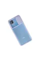 Xiaomi Redmi 9c Kılıf Palm Buzlu Kamera Sürgülü Silikon - Lila