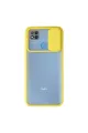 Xiaomi Redmi 9c Kılıf Palm Buzlu Kamera Sürgülü Silikon - Sarı
