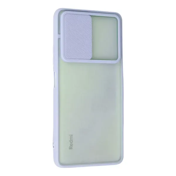 Xiaomi Redmi Note 10 Pro Kılıf Palm Buzlu Kamera Sürgülü Silikon - Lila