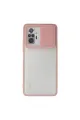Xiaomi Redmi Note 10 Pro Kılıf Palm Buzlu Kamera Sürgülü Silikon - Pembe