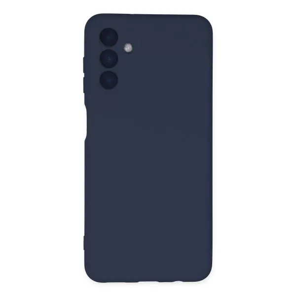 Samsung Galaxy A04s Kılıf Nano İçi Kadife Silikon - Lacivert