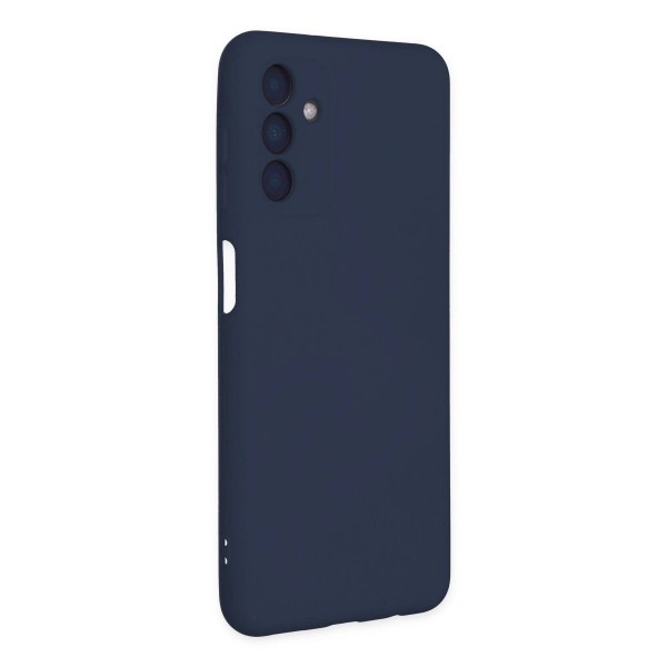 Samsung Galaxy A04s Kılıf Nano İçi Kadife Silikon - Lacivert