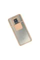 Xiaomi Redmi Note 9 Pro Kılıf Palm Buzlu Kamera Sürgülü Silikon - Pembe