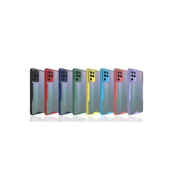 Oppo Reno 5 Lite Kılıf Platin Silikon - Sarı