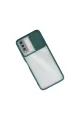 Vivo Y11s Kılıf Palm Buzlu Kamera Sürgülü Silikon - Yeşil