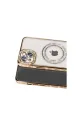 Apple İphone 15 Kılıf Joke Simli Magneticsafe Kılıf - Gold