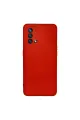 Oppo A74 4g Kılıf Nano İçi Kadife Silikon - Kırmızı