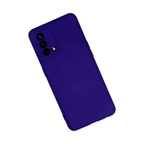 Oppo A74 4g Kılıf Nano İçi Kadife Silikon - Mor