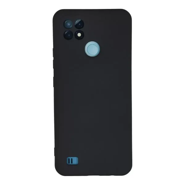 Realme C21 Kılıf Nano İçi Kadife Silikon - Lacivert