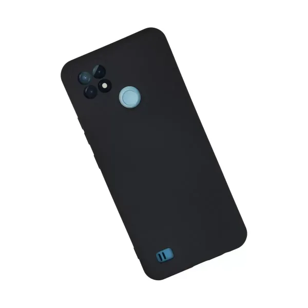 Realme C21 Kılıf Nano İçi Kadife Silikon - Lacivert