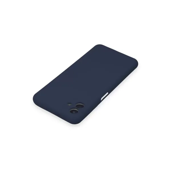 Samsung Galaxy A04 Kılıf Nano İçi Kadife Silikon - Lacivert