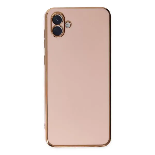 Samsung Galaxy A04 Kılıf Volet Silikon - Pembe
